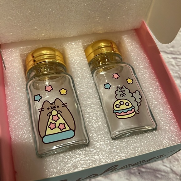 Pusheen 2020 winter box items (4) lights calendar salt & pepper shakers tote - Picture 4 of 9